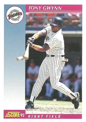 #625 Tony Gwynn - San Diego Padres - 1992 Score Baseball