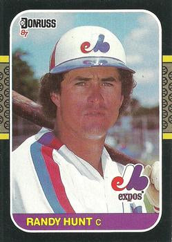 #625 Randy Hunt - Montreal Expos - 1987 Donruss Baseball