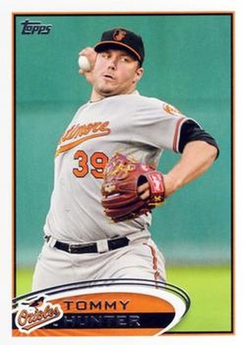 #625 Tommy Hunter - Baltimore Orioles - 2012 Topps Baseball