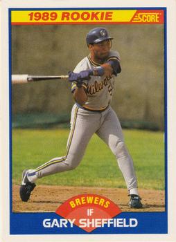 #625 Gary Sheffield - Milwaukee Brewers - 1989 Score Baseball