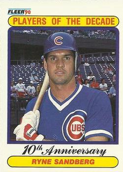 #625 Ryne Sandberg - Chicago Cubs - 1990 Fleer USA Baseball