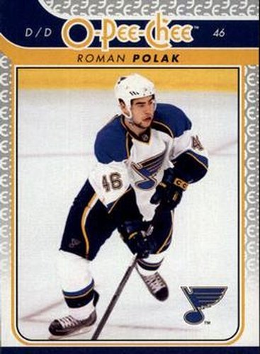#625 Roman Polak - St. Louis Blues - 2009-10 O-Pee-Chee Hockey