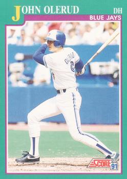 #625 John Olerud - Toronto Blue Jays - 1991 Score Baseball