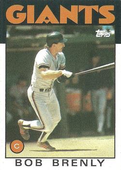 #625 Bob Brenly - San Francisco Giants - 1986 Topps Baseball