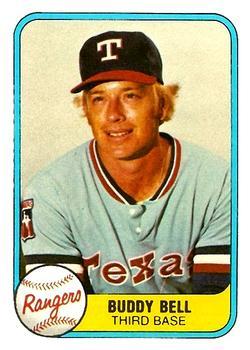#625 Buddy Bell - Texas Rangers - 1981 Fleer Baseball