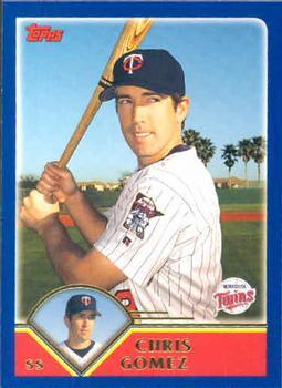 #625 Chris Gomez - Minnesota Twins - 2003 Topps Baseball