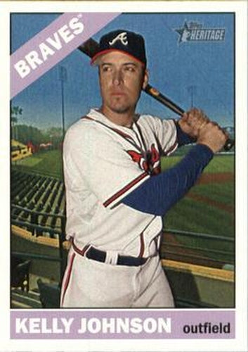 #625 Kelly Johnson - Atlanta Braves - 2015 Topps Heritage Baseball