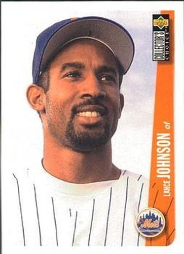 #625 Lance Johnson - New York Mets - 1996 Collector's Choice Baseball