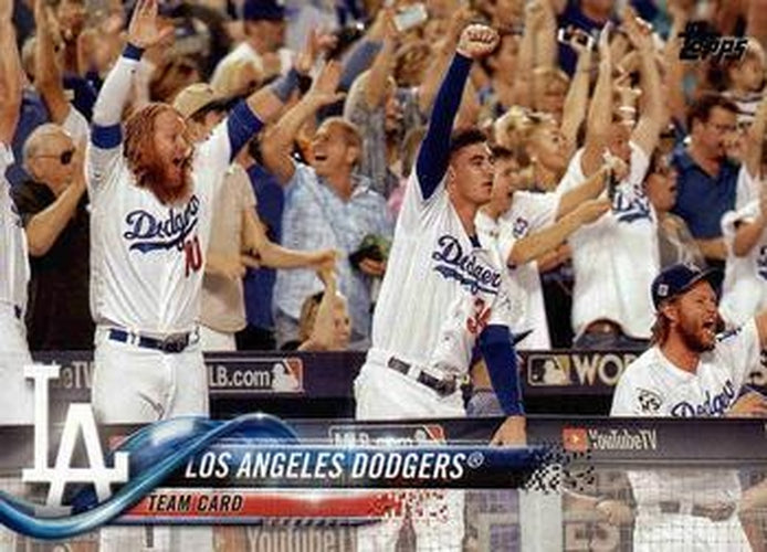 #625 Los Angeles Dodgers - Los Angeles Dodgers - 2018 Topps Baseball