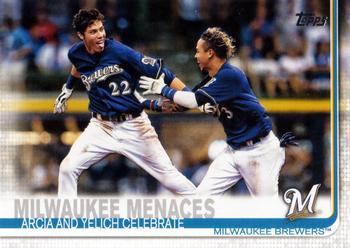 #625 Milwaukee Menaces - Milwaukee Brewers - 2019 Topps Baseball