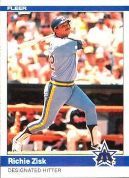 #625 Richie Zisk - Seattle Mariners - 1984 Fleer Baseball