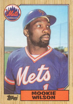 #625 Mookie Wilson - New York Mets - 1987 Topps Baseball