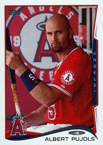#625b Albert Pujols - Los Angeles Angels - 2014 Topps Baseball