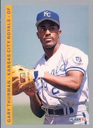 #626 Gary Thurman - Kansas City Royals - 1993 Fleer Baseball