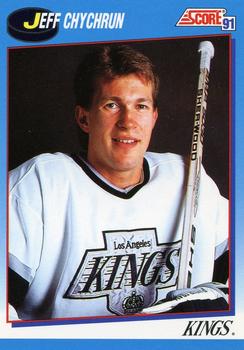 #626 Jeff Chychrun - Los Angeles Kings - 1991-92 Score Canadian Bilingual Hockey