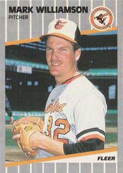 #626 Mark Williamson - Baltimore Orioles - 1989 Fleer Baseball