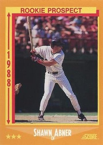 #626 Shawn Abner - San Diego Padres - 1988 Score Baseball
