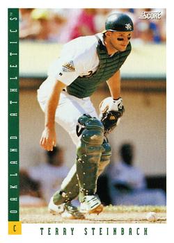 #626 Terry Steinbach - Oakland Athletics - 1993 Score Baseball