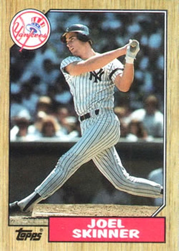 #626 Joel Skinner - New York Yankees - 1987 Topps Baseball