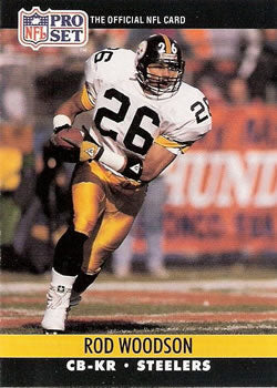 #626 Rod Woodson - Pittsburgh Steelers - 1990 Pro Set Football