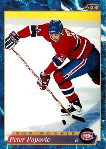 #626 Peter Popovic - Montreal Canadiens - 1993-94 Score Canadian Hockey