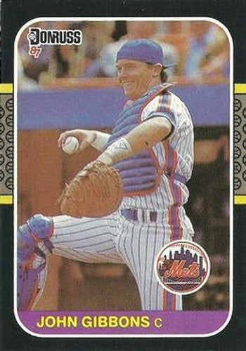 #626 John Gibbons - New York Mets - 1987 Donruss Baseball