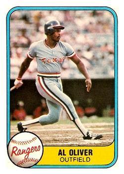 #626 Al Oliver - Texas Rangers - 1981 Fleer Baseball