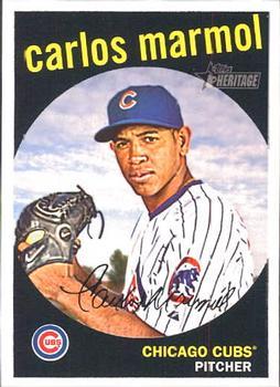 #626 Carlos Marmol - Chicago Cubs - 2008 Topps Heritage Baseball