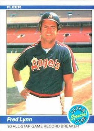#626 Fred Lynn - California Angels - 1984 Fleer Baseball
