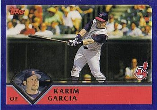 #626 Karim Garcia - Cleveland Indians - 2003 Topps Baseball