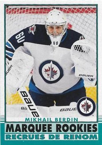 #626 Mikhail Berdin - Winnipeg Jets - 2020-21 O-Pee-Chee Update Retro Hockey