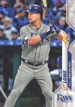 #626 Nate Lowe - Tampa Bay Rays - 2020 Topps Baseball