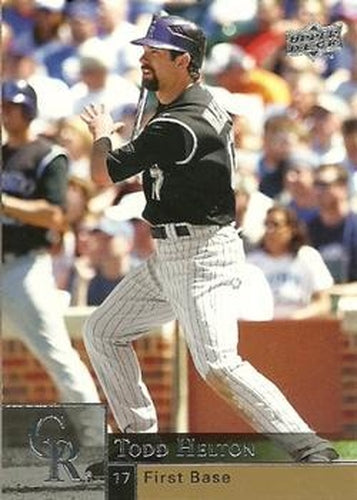 #626 Todd Helton - Colorado Rockies - 2009 Upper Deck Baseball