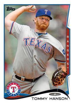 #626 Tommy Hanson - Texas Rangers - 2014 Topps Baseball