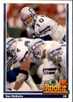 #626 Dan McGwire - Seattle Seahawks - 1991 Upper Deck Football