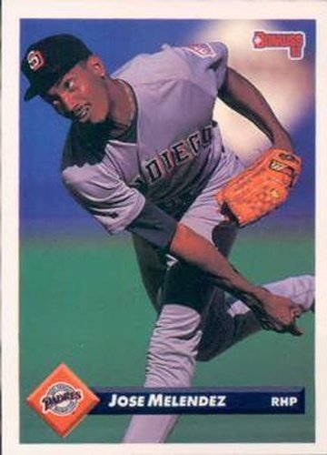 #626 Jose Melendez - San Diego Padres - 1993 Donruss Baseball