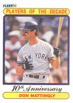 #626 Don Mattingly - New York Yankees - 1990 Fleer USA Baseball