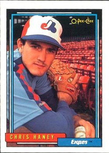 #626 Chris Haney - Montreal Expos - 1992 O-Pee-Chee Baseball