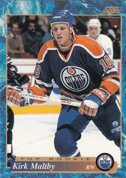 #627 Kirk Maltby - Edmonton Oilers - 1993-94 Score Canadian Hockey