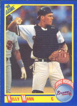 #627 Kelly Mann - Atlanta Braves - 1990 Score Baseball