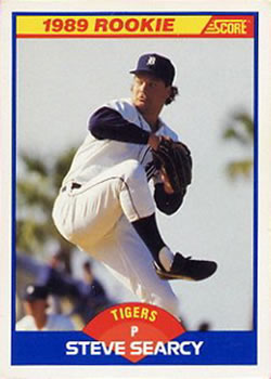#627 Steve Searcy - Detroit Tigers - 1989 Score Baseball