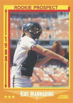 #627 Kirt Manwaring - San Francisco Giants - 1988 Score Baseball