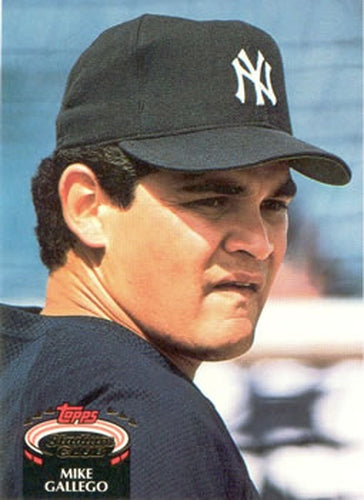 #627 Mike Gallego - New York Yankees - 1992 Stadium Club Baseball