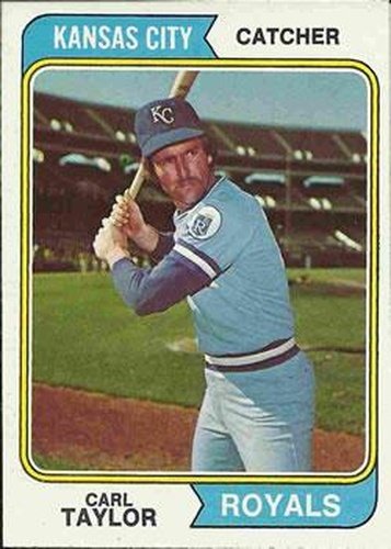 #627 Carl Taylor - Kansas City Royals - 1974 Topps Baseball