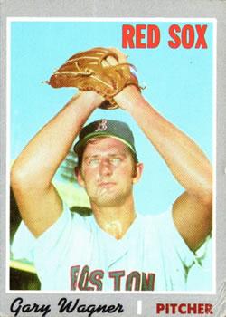 #627 Gary Wagner - Boston Red Sox - 1970 Topps Baseball