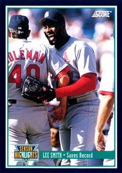 #627 Lee Smith - St. Louis Cardinals -1994 Score Baseball
