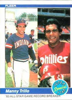 #627 Manny Trillo - Cleveland Indians / Philadelphia Phillies - 1984 Fleer Baseball