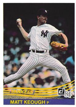 #627 Matt Keough - New York Yankees - 1984 Donruss Baseball