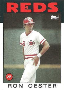 #627 Ron Oester - Cincinnati Reds - 1986 Topps Baseball