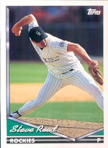 #627 Steve Reed - Colorado Rockies - 1994 Topps Baseball